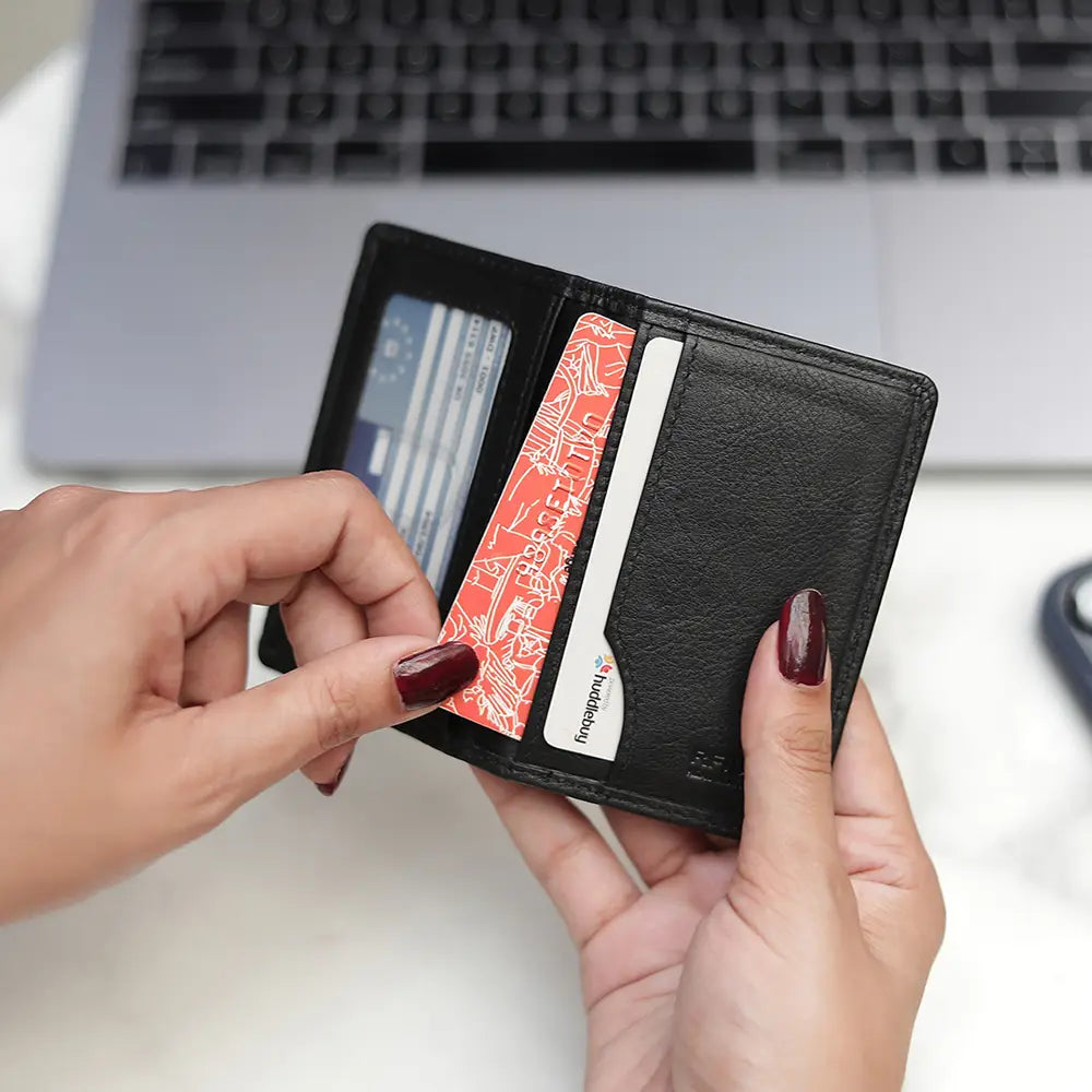 Bus Pass Credit Card Holder 710 RFID Safe black 02