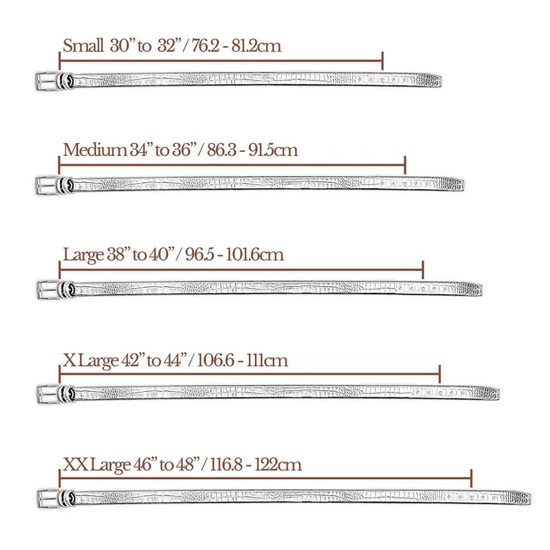 BELT SIZE CHART