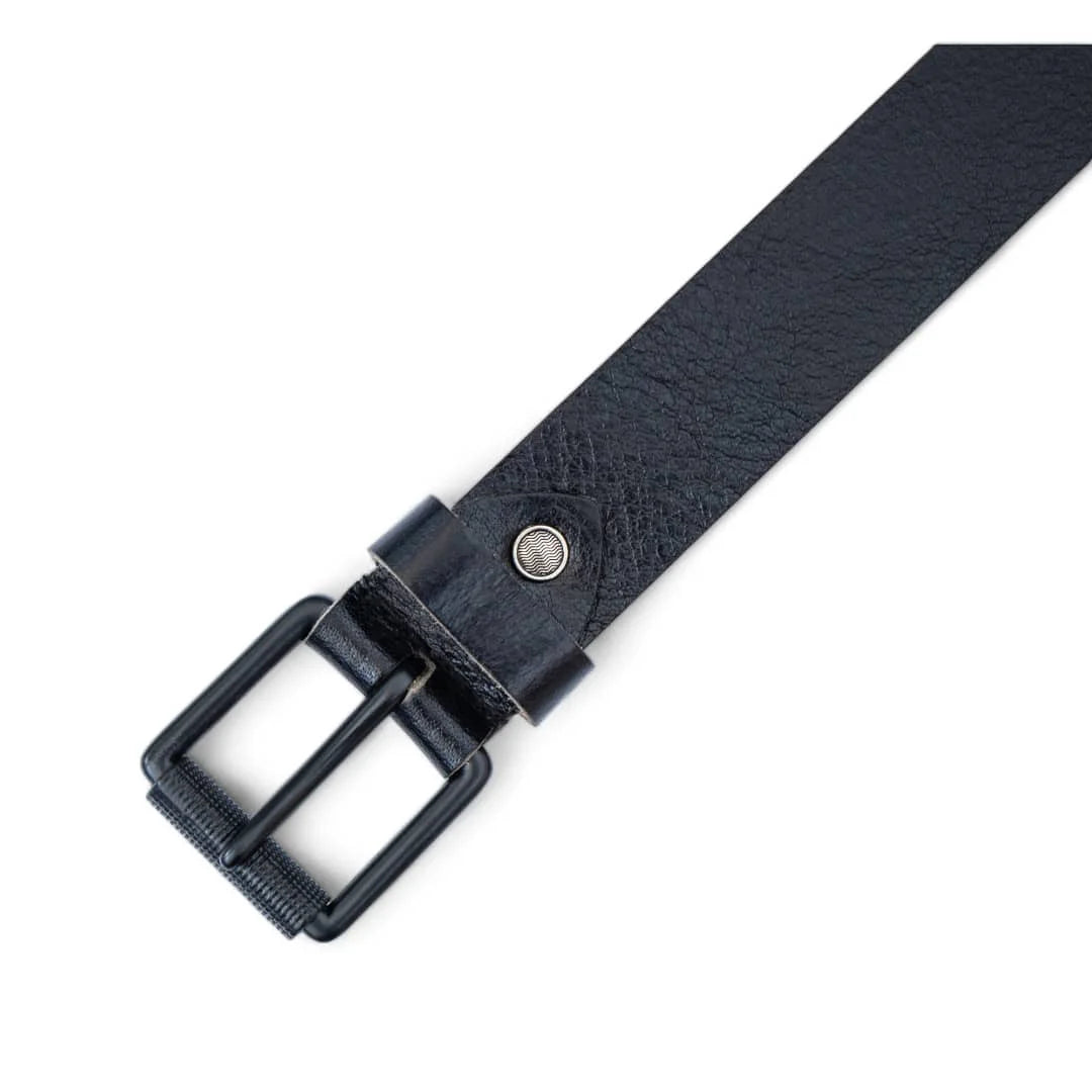 Men’s Black Roller Buckle Belt 40mm – BELT200BLK 01