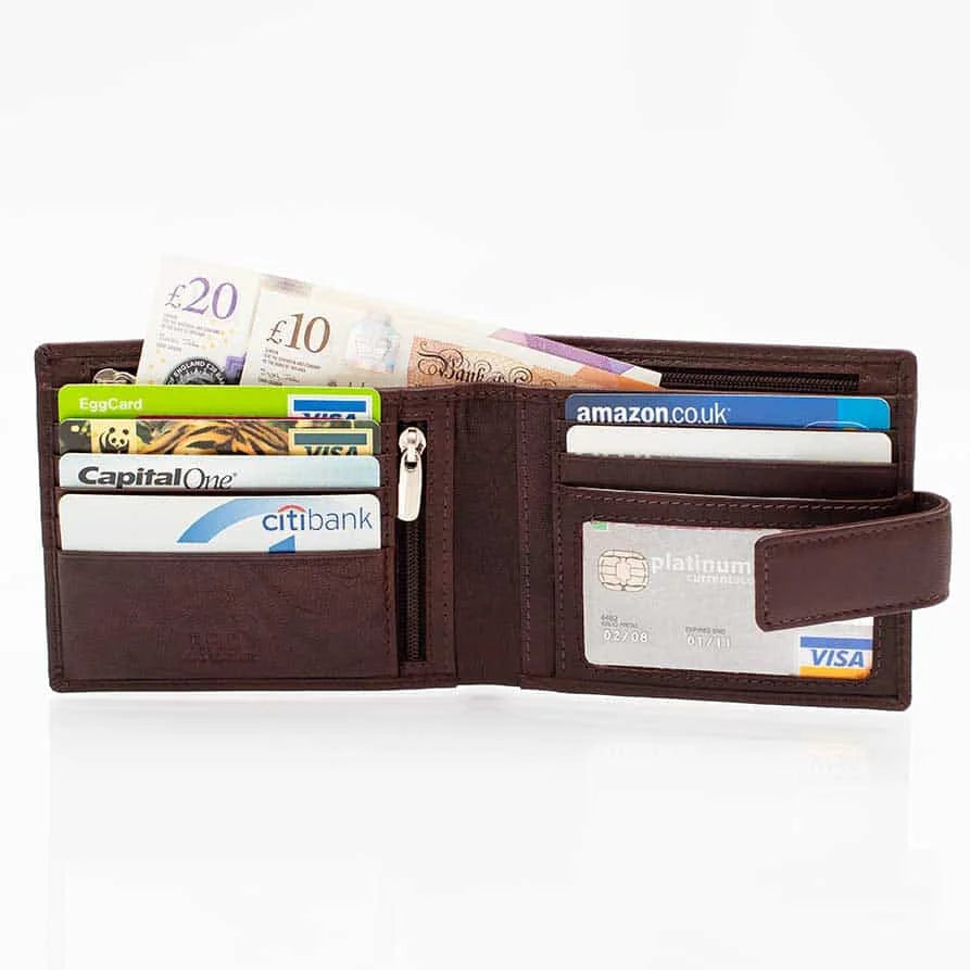 Ascort Trifold Leather Wallet 72781