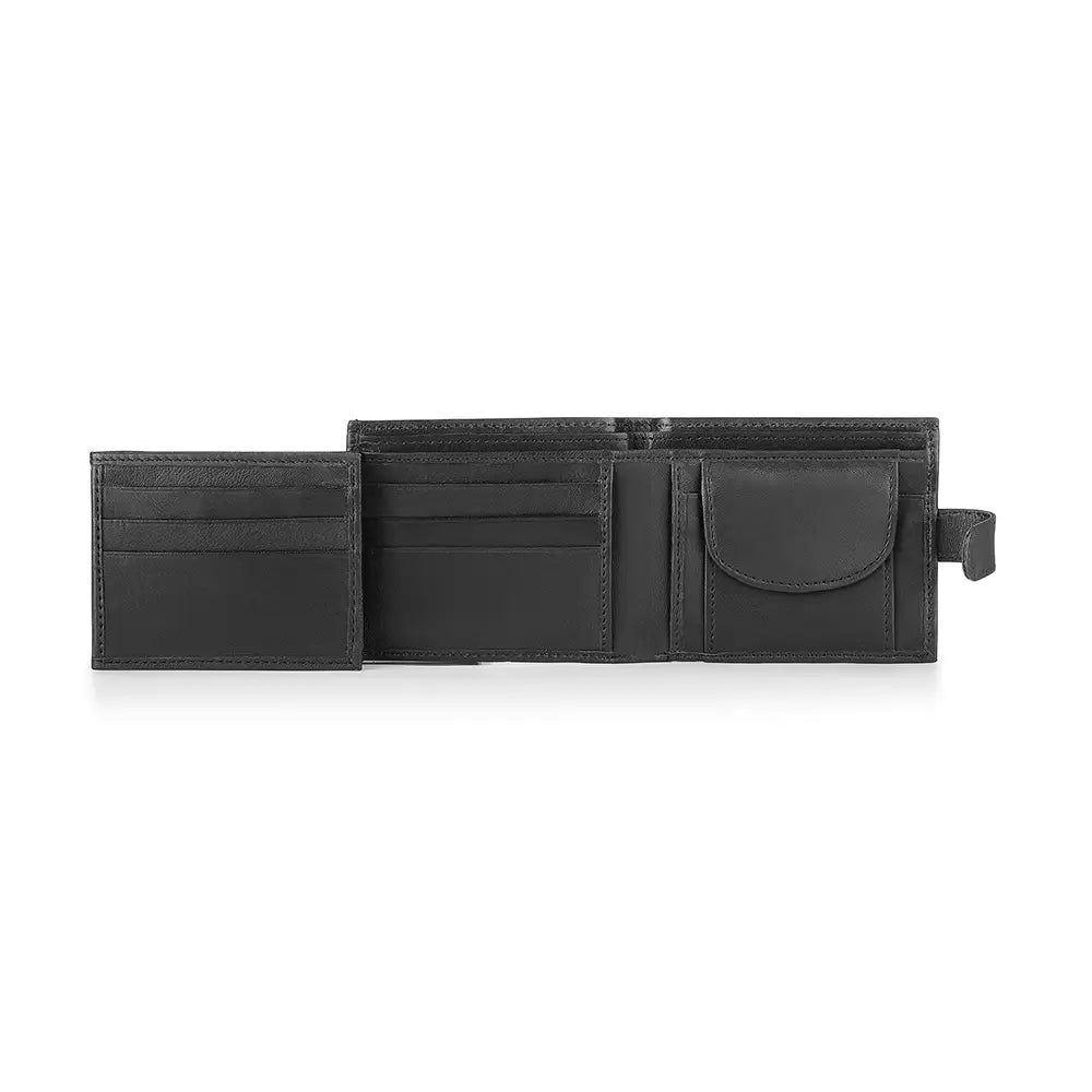 Trifold basic leather wallet 27 05