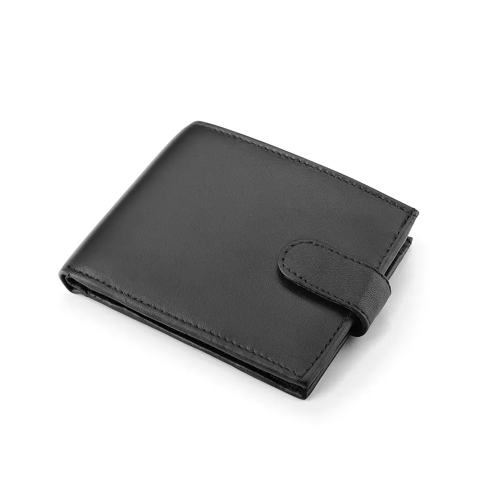Basic Leather Wallet Black 26 02
