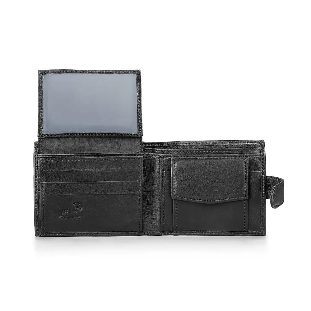 Basic Leather Wallet Black 26 06