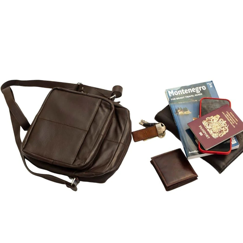 Ranger Leather Upcycled Crossbody Bag 1455