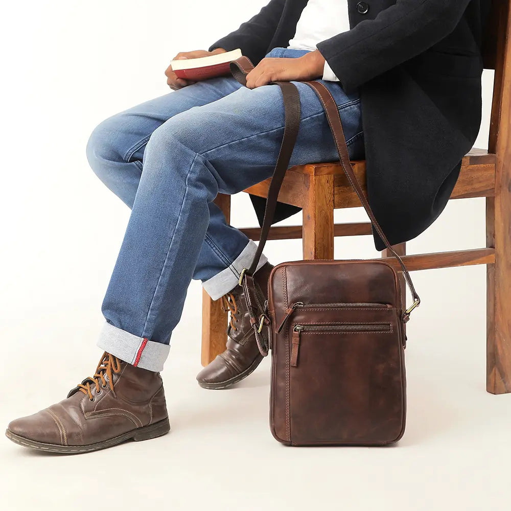 Leather iPad Tablet Bag 1652 06