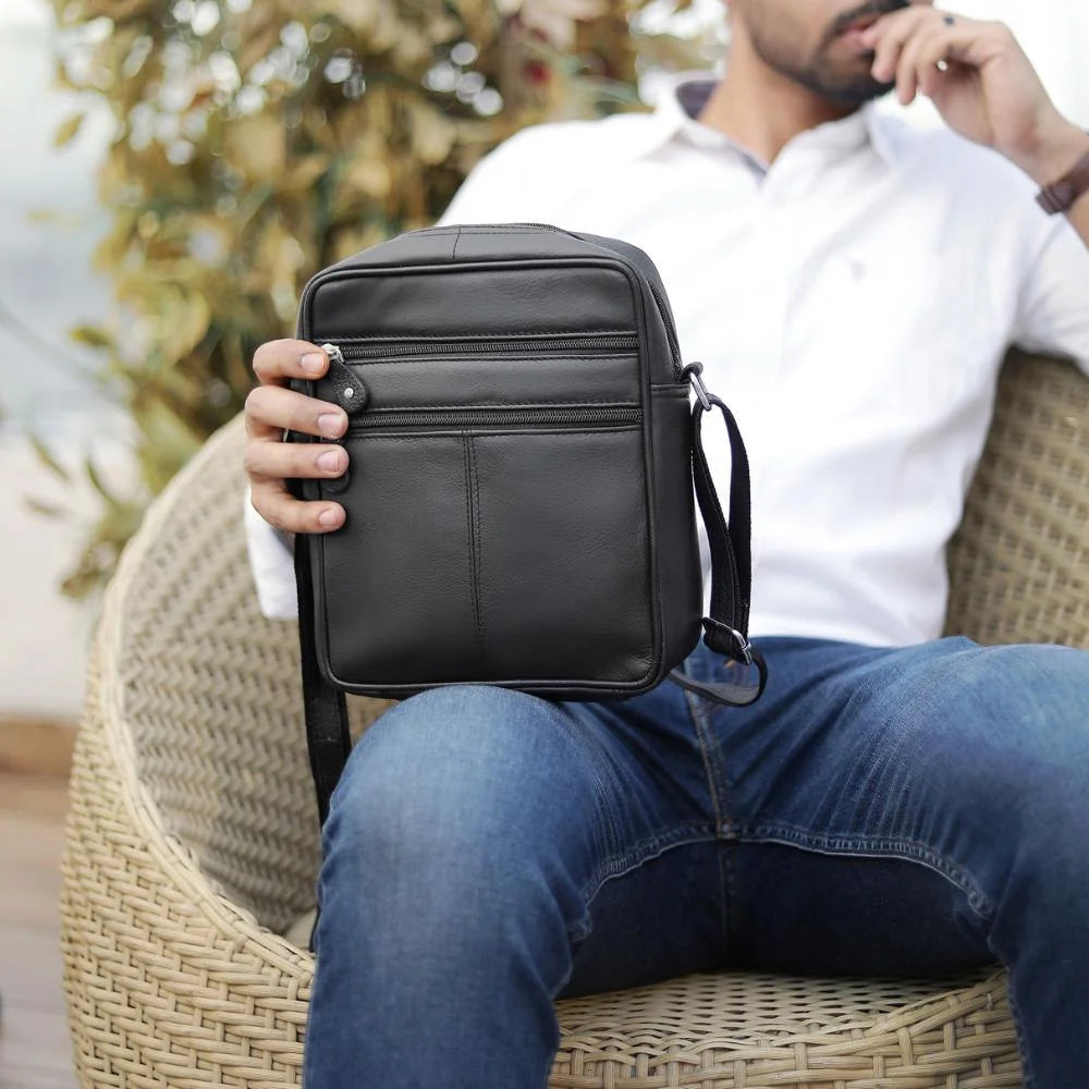 Ranger Leather Upcycled Crossbody Bag 1455