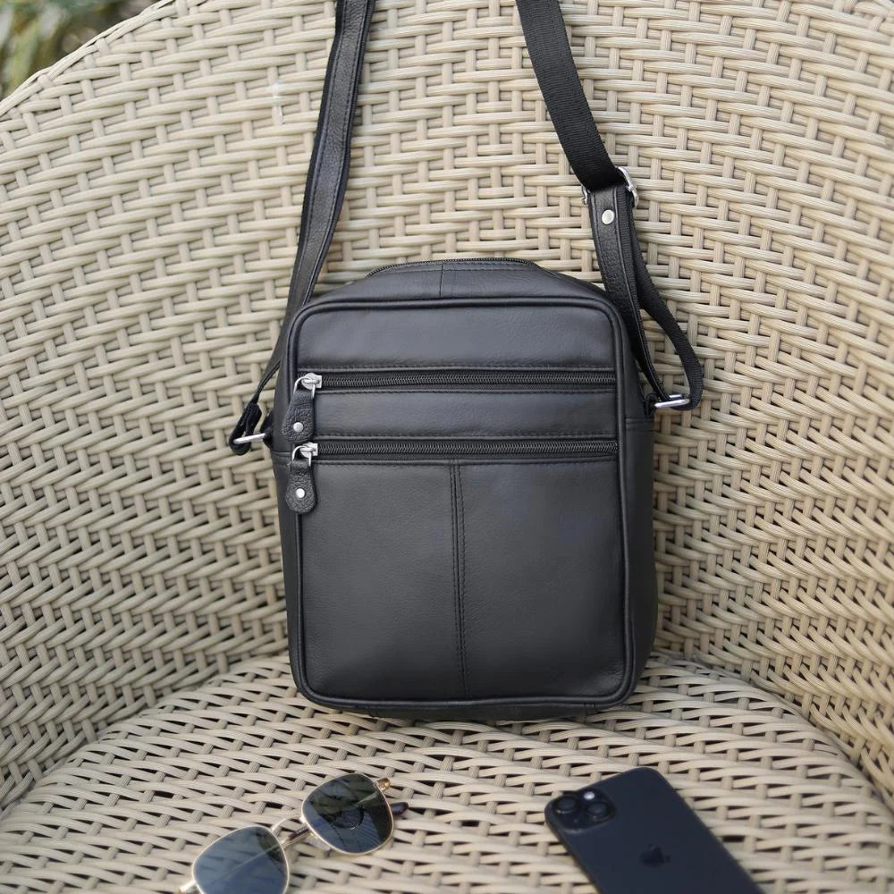 Ranger Leather Upcycled Crossbody Bag 1455 (3)