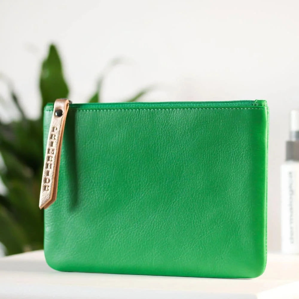 PRIMEHIDE Leather Zip Pouch Green 702 – 703 (3)