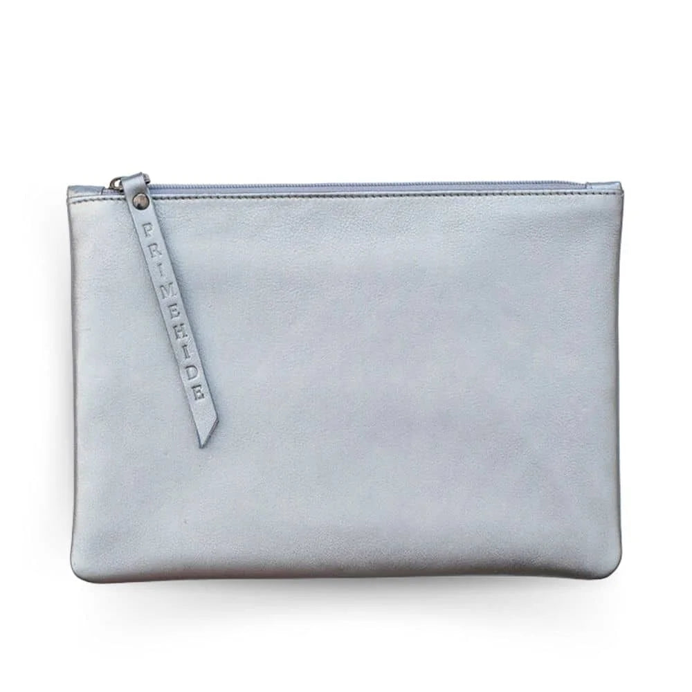 Large Size Leather Zip Pouch - 703