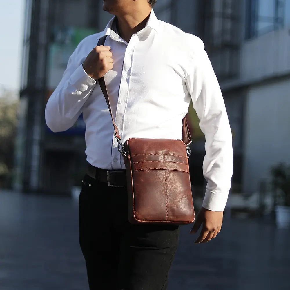 Tribal Man Bag Vintage 5519 Brown 07