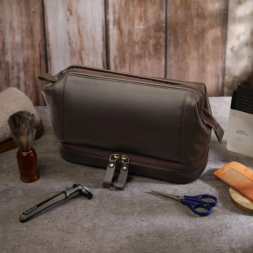 Toiletry Wash Bag 920 Brown 01