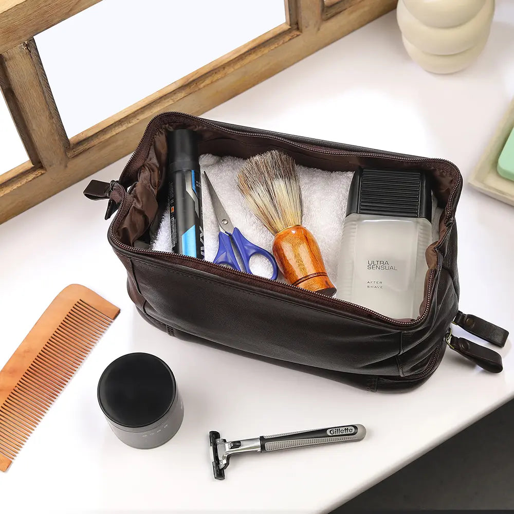 Toiletry Wash Bag 920 Brown 03
