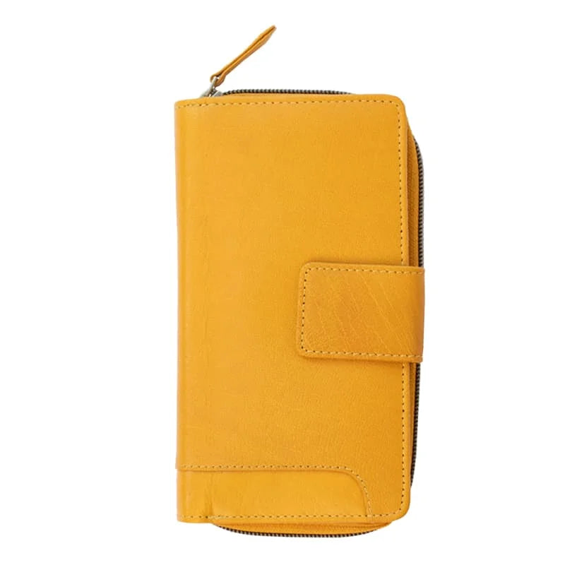 Velura Large zip around Bi fold Purse PRIMEHIDE – 21951MUST