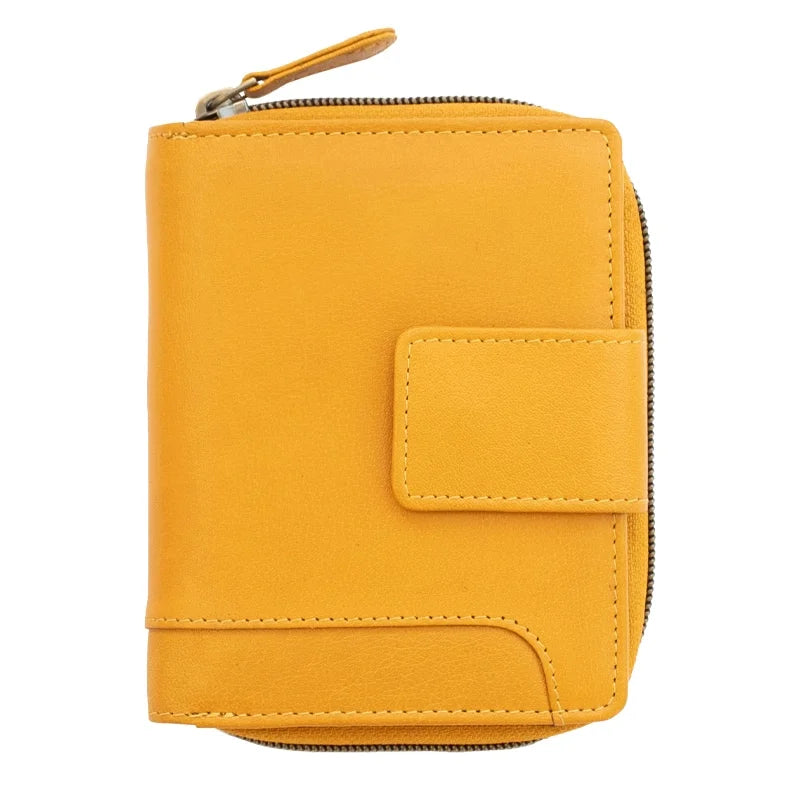 Velura Medium Zip Around Tri Fold Purse With Tab - 21952