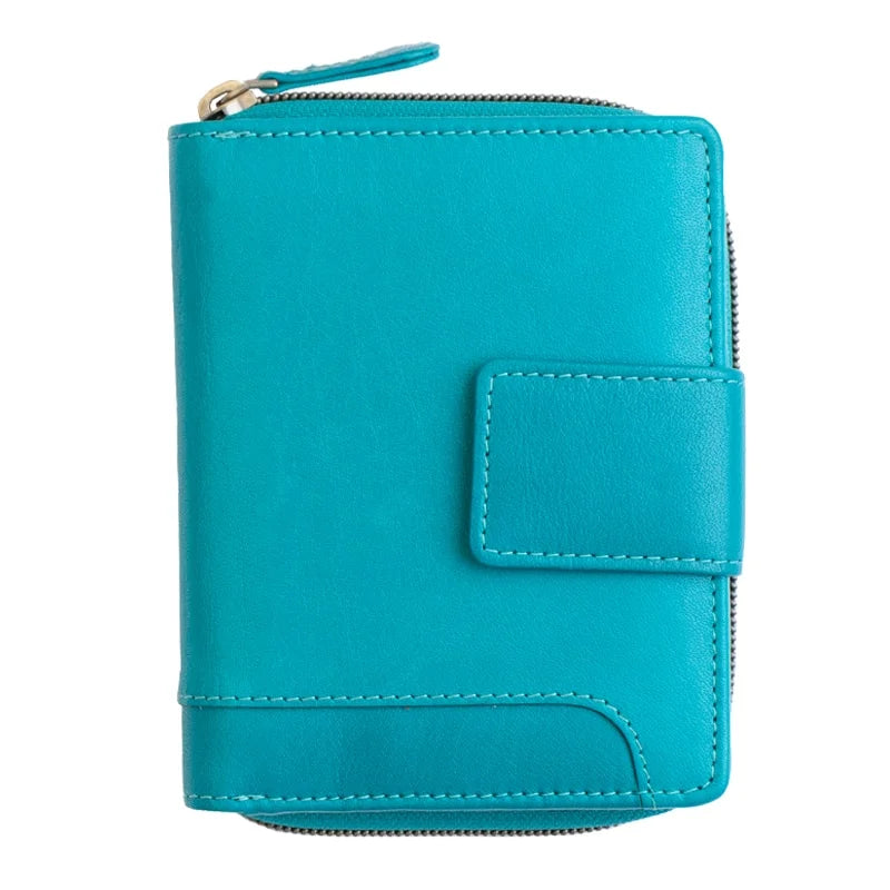 Velura Medium Zip Around Tri Fold Purse With Tab - 21952