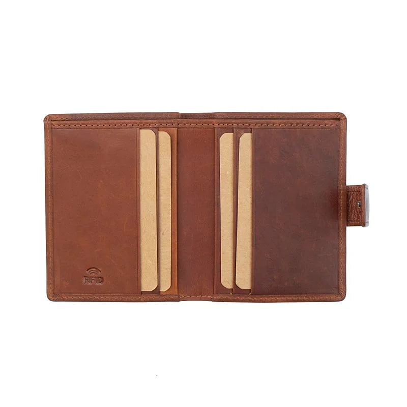 Mens Tuscan Mens Bifold Wallet with Tab 2217CHESTNUT-03 – PRIMEHIDE