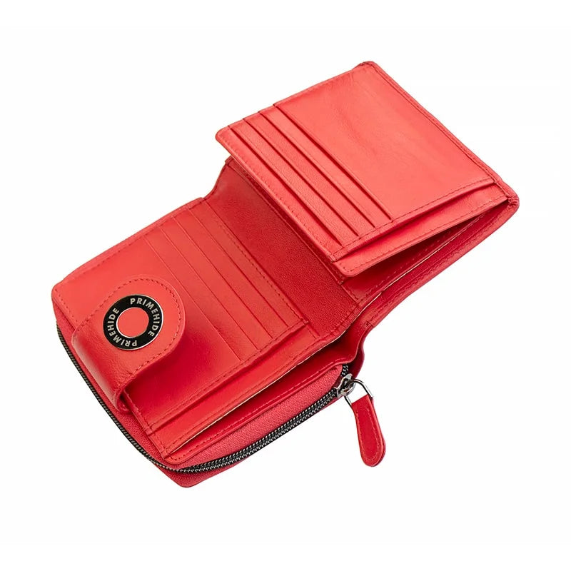 Flavia Med Zip Around Trifold Purse 22211RED-06