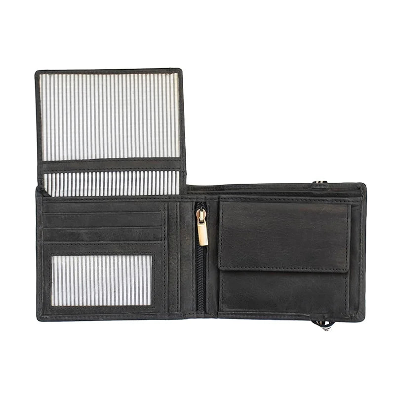 Columbia Bifold Wallet with Coin Pouch 1809BLK-04