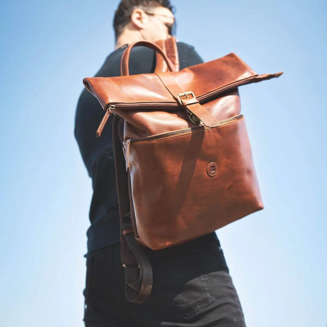 Orion Cognac Roll top Rucksack – 2001 (2)