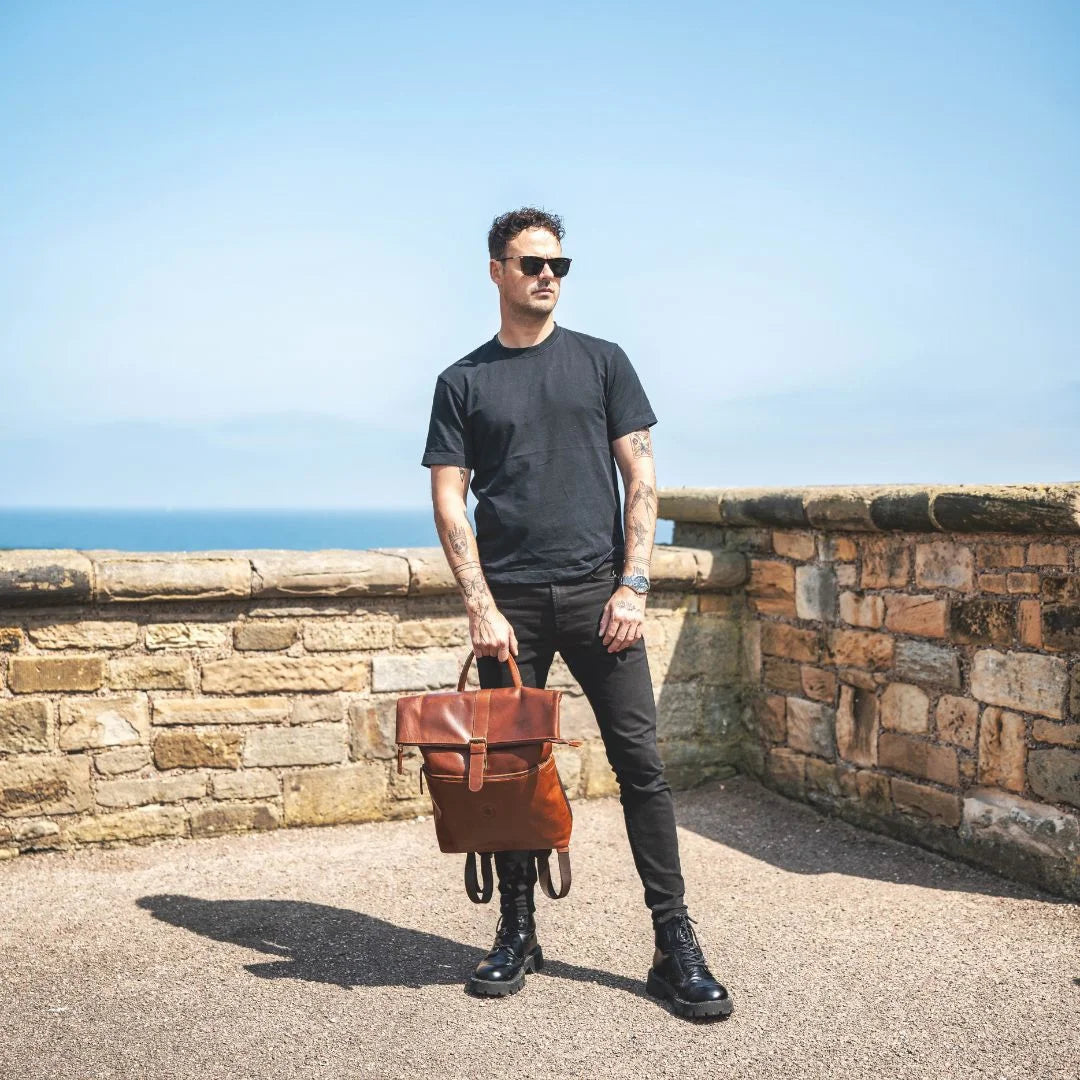 Orion Cognac Roll top Rucksack – 2001 (3)