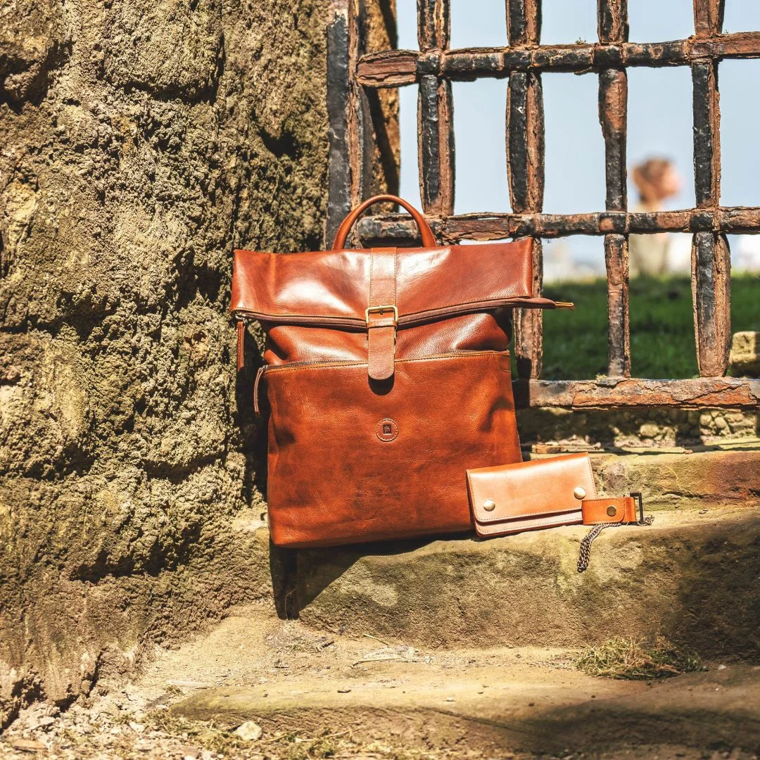 Orion Cognac Roll top Rucksack – 2001 (4)