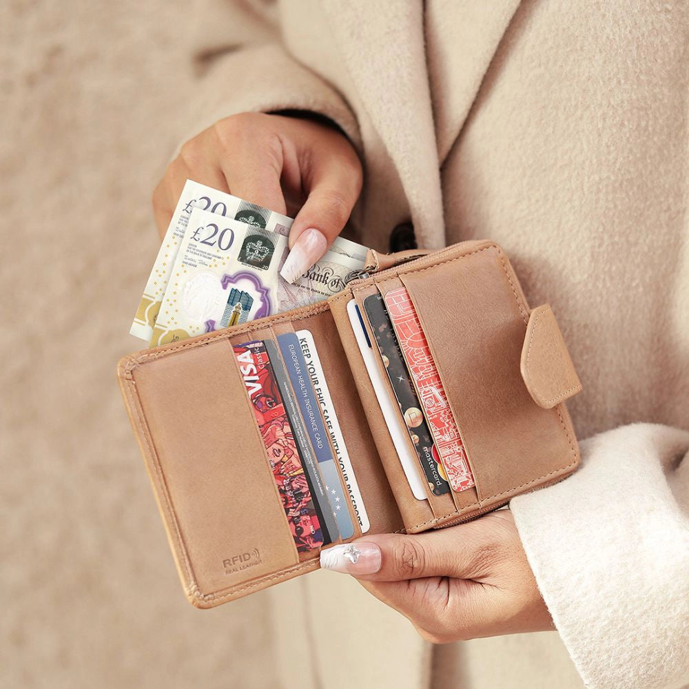 Washed Cancun Small Bifold Purse Gabriela – 1252 (3)