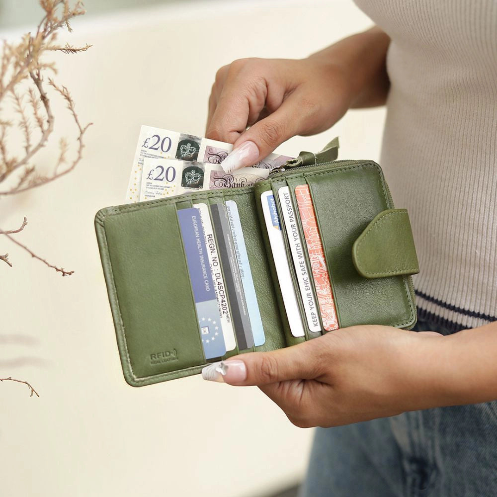 Washed Cancun Small Bifold Purse Gabriela – 1252