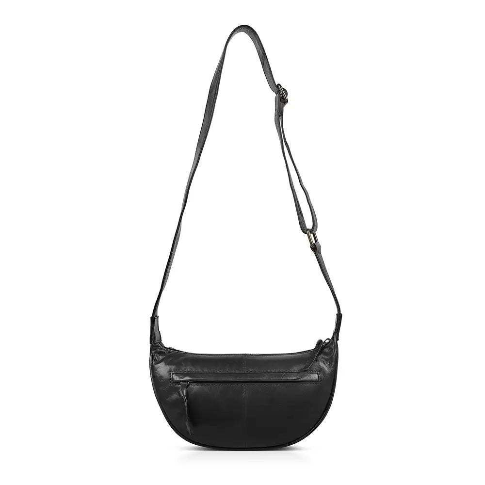 Washed Cancun Half Moon Bag – Ayla 2005 Black 02