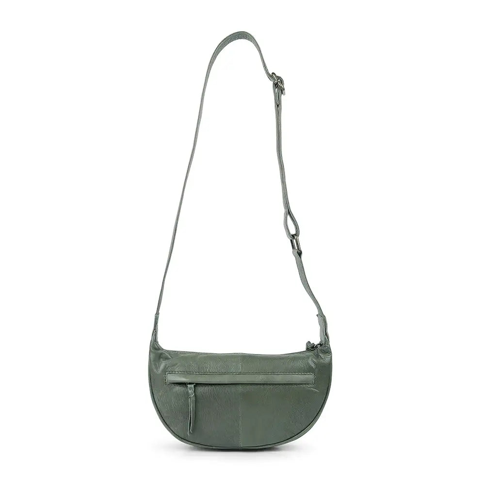 Washed Cancun Half Moon Bag – Ayla 2005 Green 03