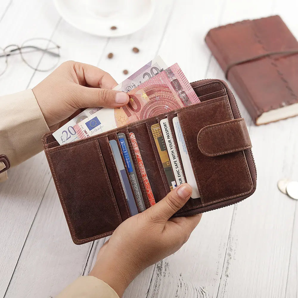 Medium Bifold Purse Brown 07 – Anya 25714