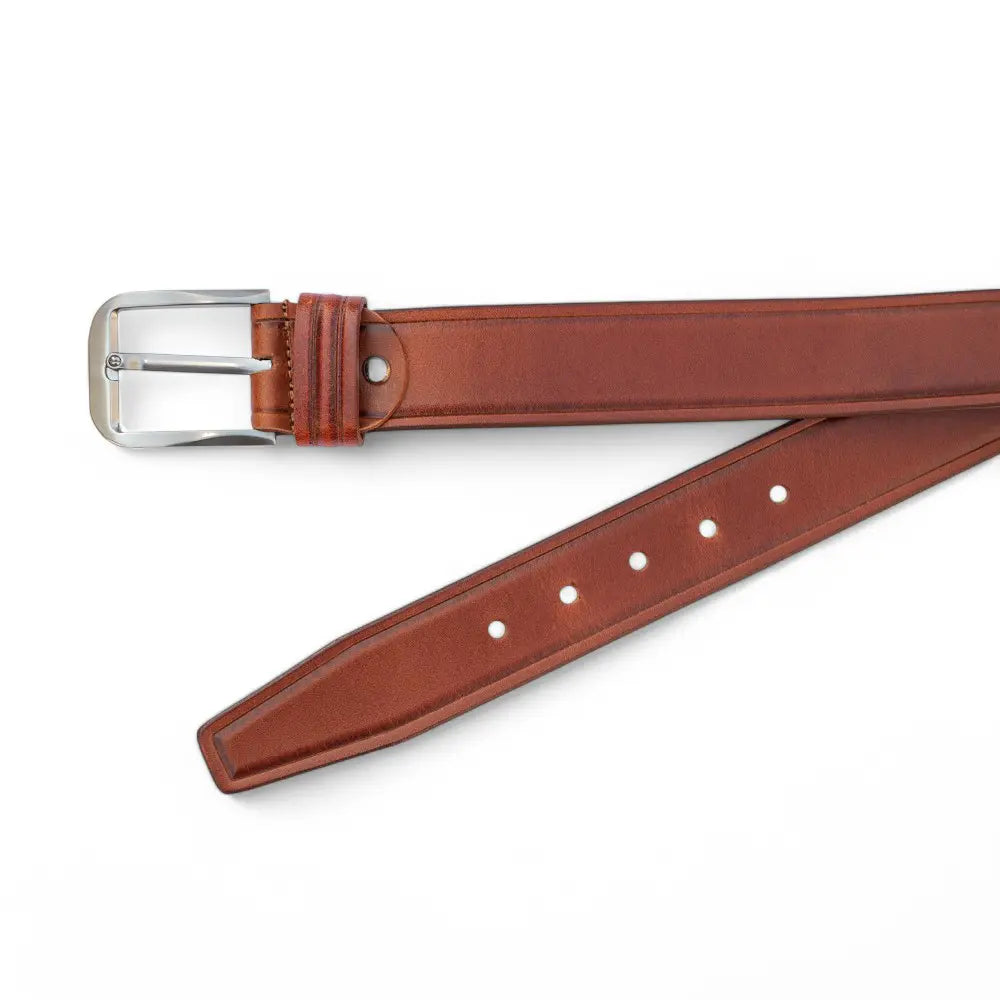 Men’s Tan Leather Belt 03- Style 300