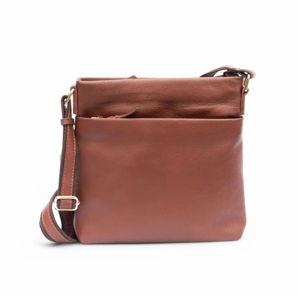 Soft Leather Crossbody Bag - Seville 115