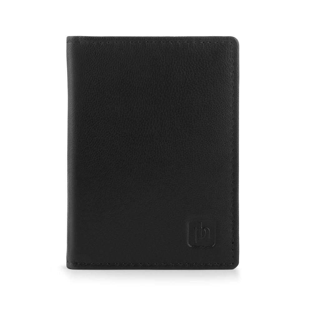 Leather Credit Card Holder Black-1