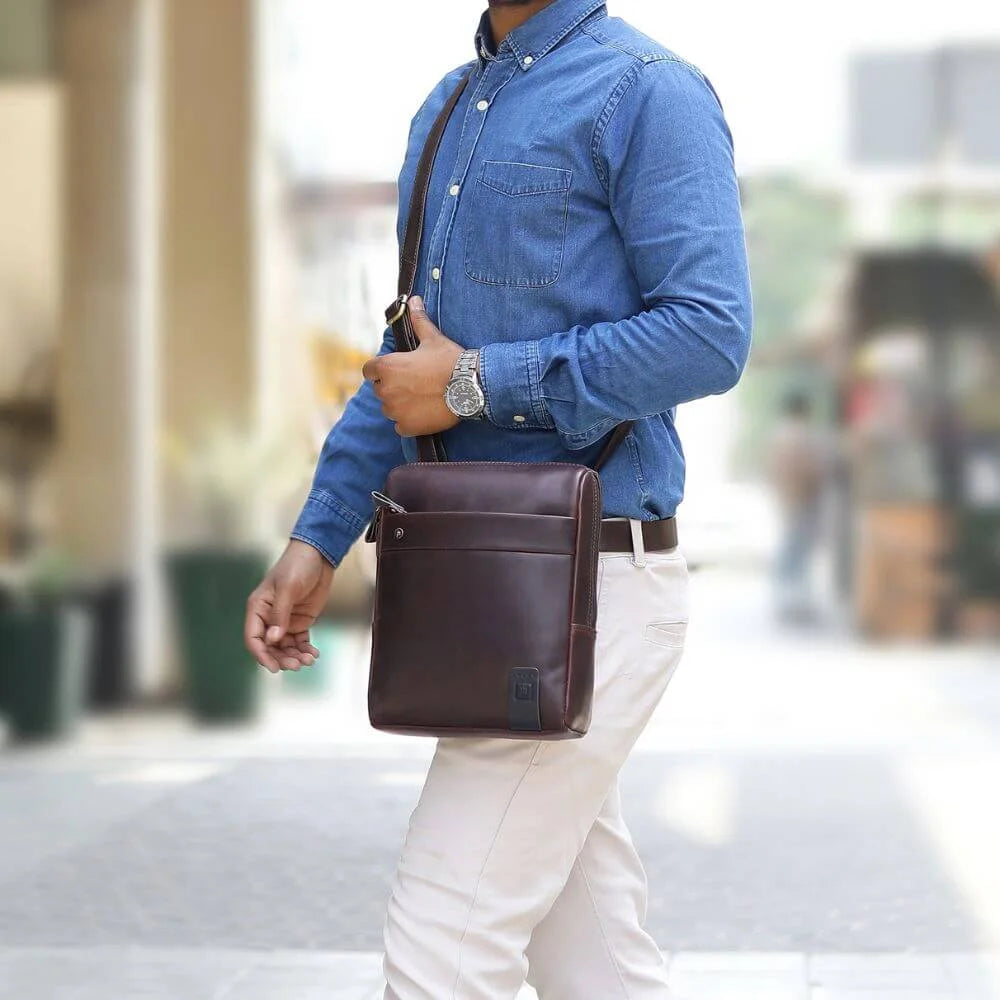 Brown Tuscan Messenger Bag (3)