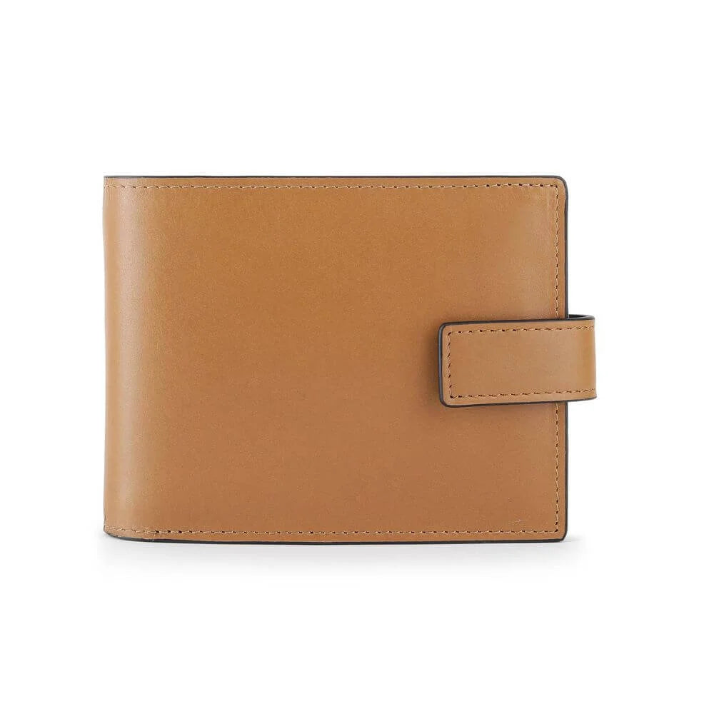 Tan Bifold Wallet RFID with tab – Outback 6401