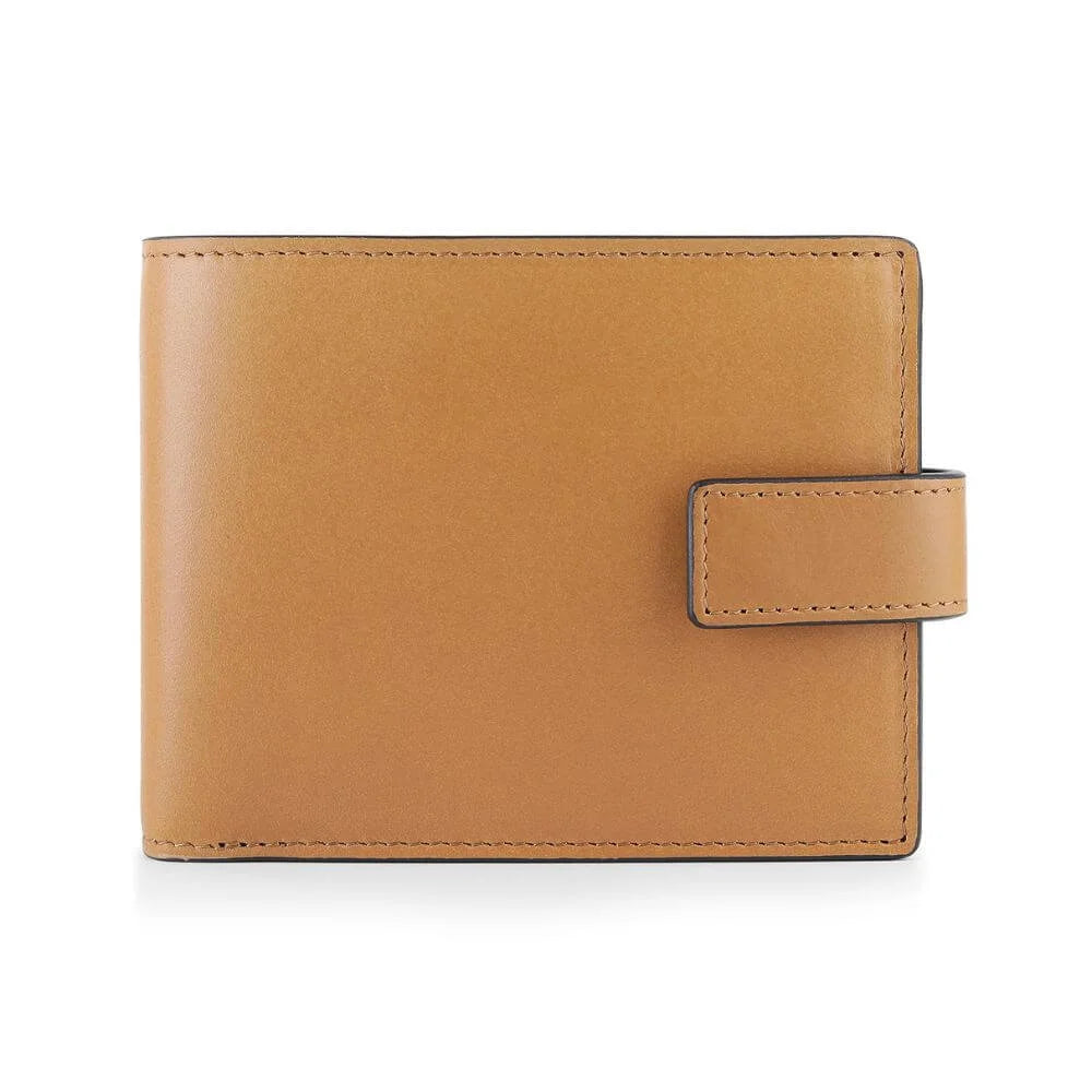 Tan Bifold Wallet RFID with tab – Outback 6404