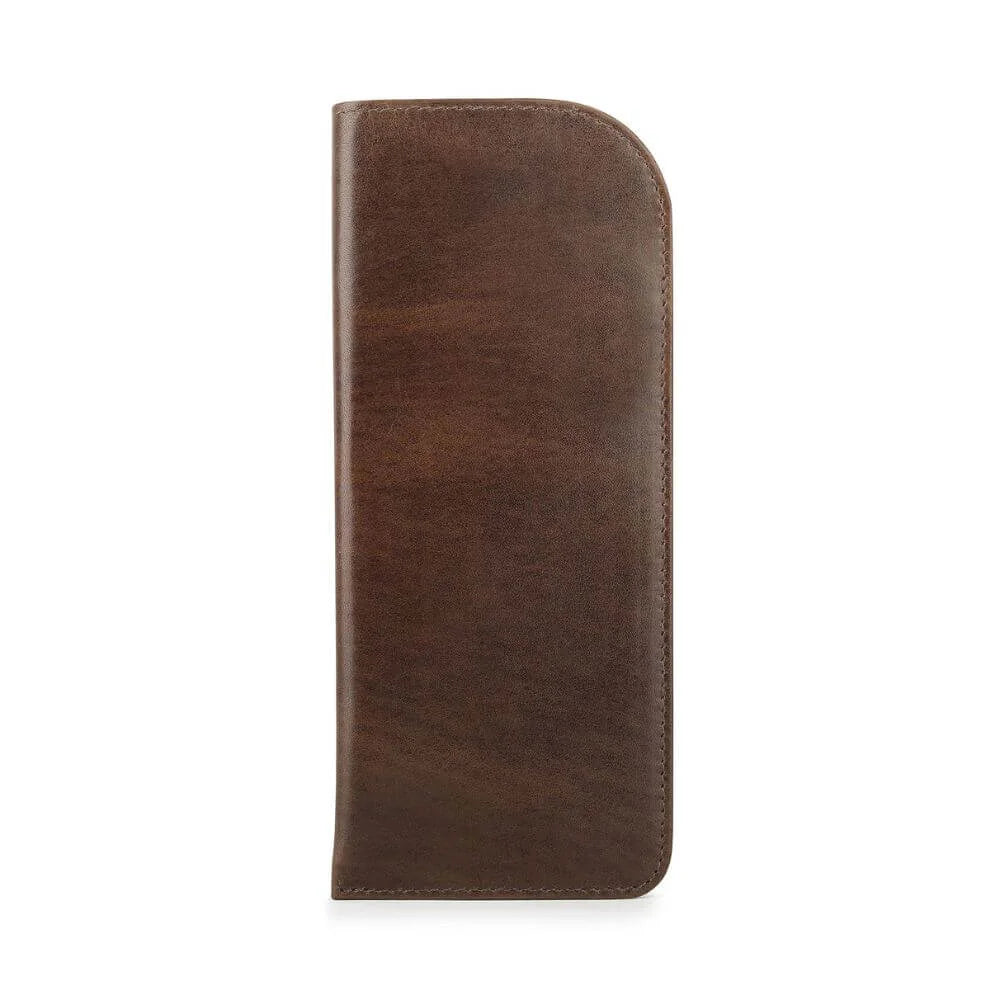 Brown Leather-Lined Glasses Pouch – Mayfair 2503 (3)