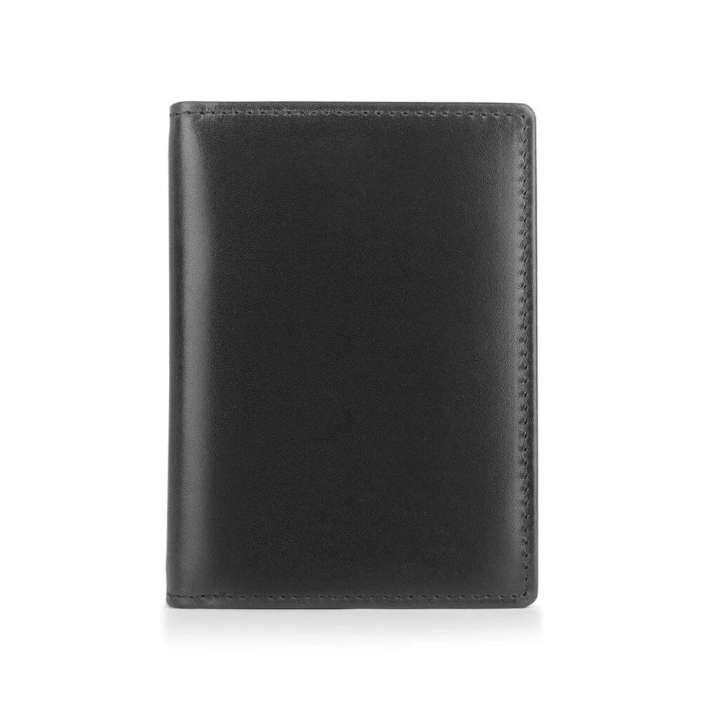 Vertical Leather-Lined Card Wallet- Mayfair 2501