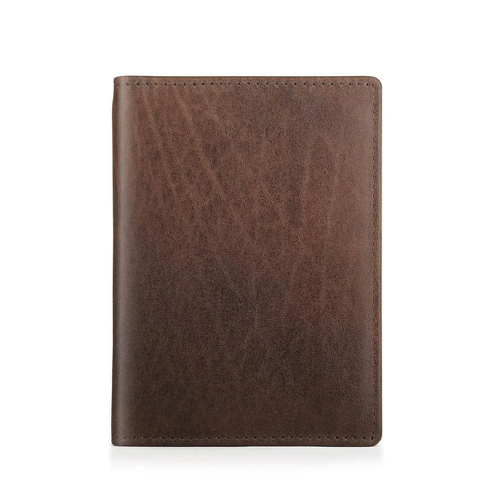 Vertical Leather-Lined Card Wallet- Mayfair 2501