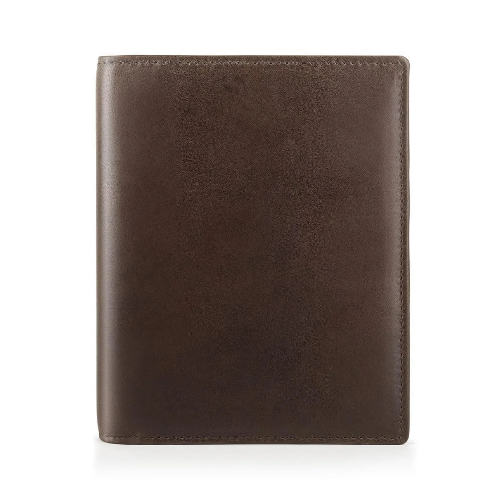 Brown Leather-Lined Passport Wallet – Mayfair 2502
