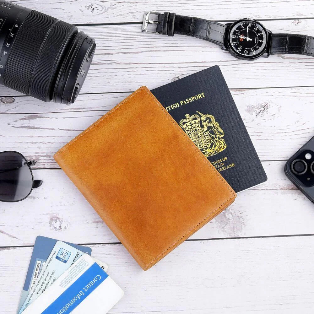 Leather-Lined Passport Wallet – Mayfair 2502 (2)