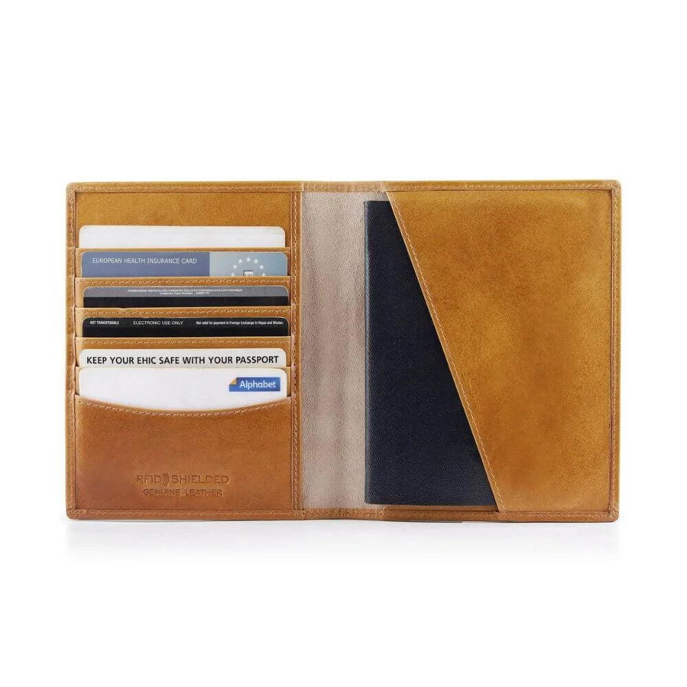 Leather-Lined Passport Wallet – Mayfair 2502 (4)