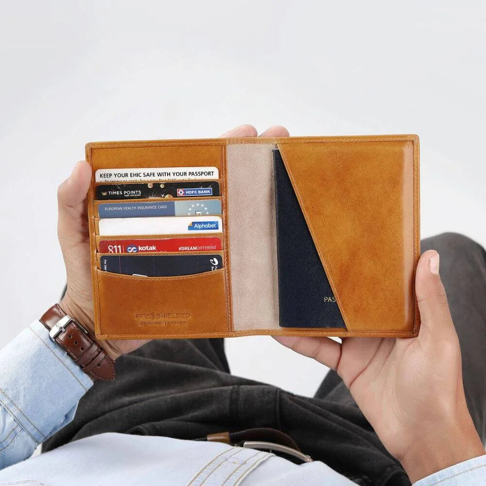 Leather-Lined Passport Wallet – Mayfair 2502 (3)