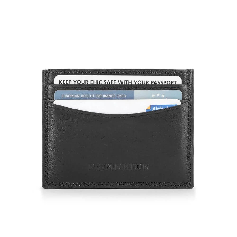 Slimline Credit Card Holder Leon 5708 Black