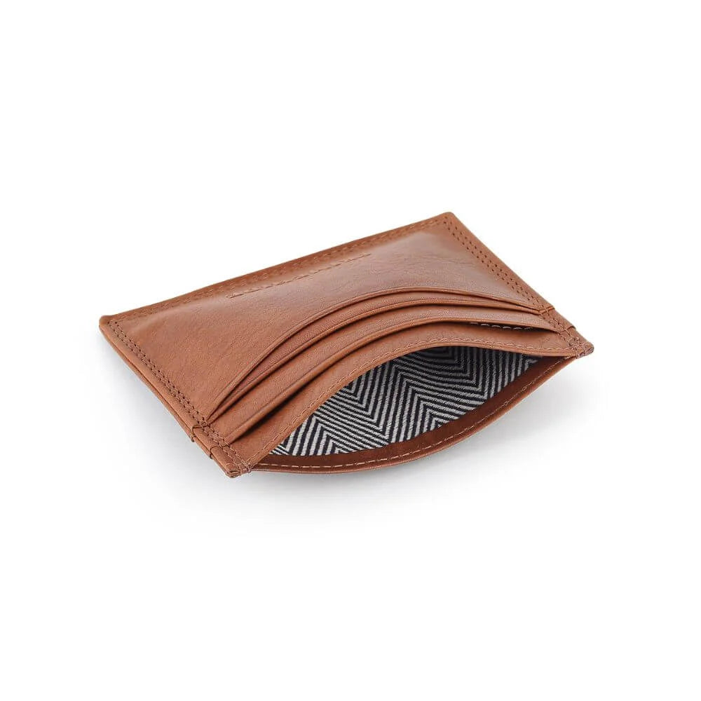 Slimline Credit Card Holder Leon 5708 Cognac (3)
