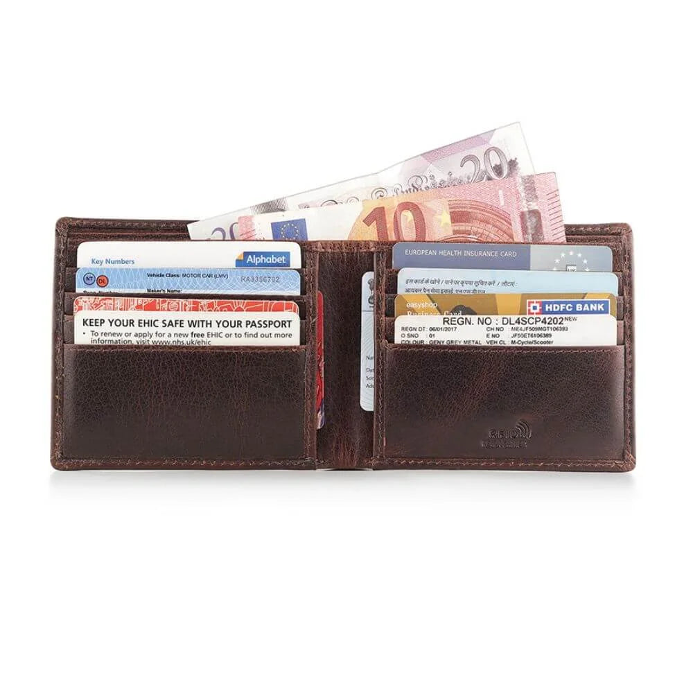 Bifold Leather Wallet Savannah 4252