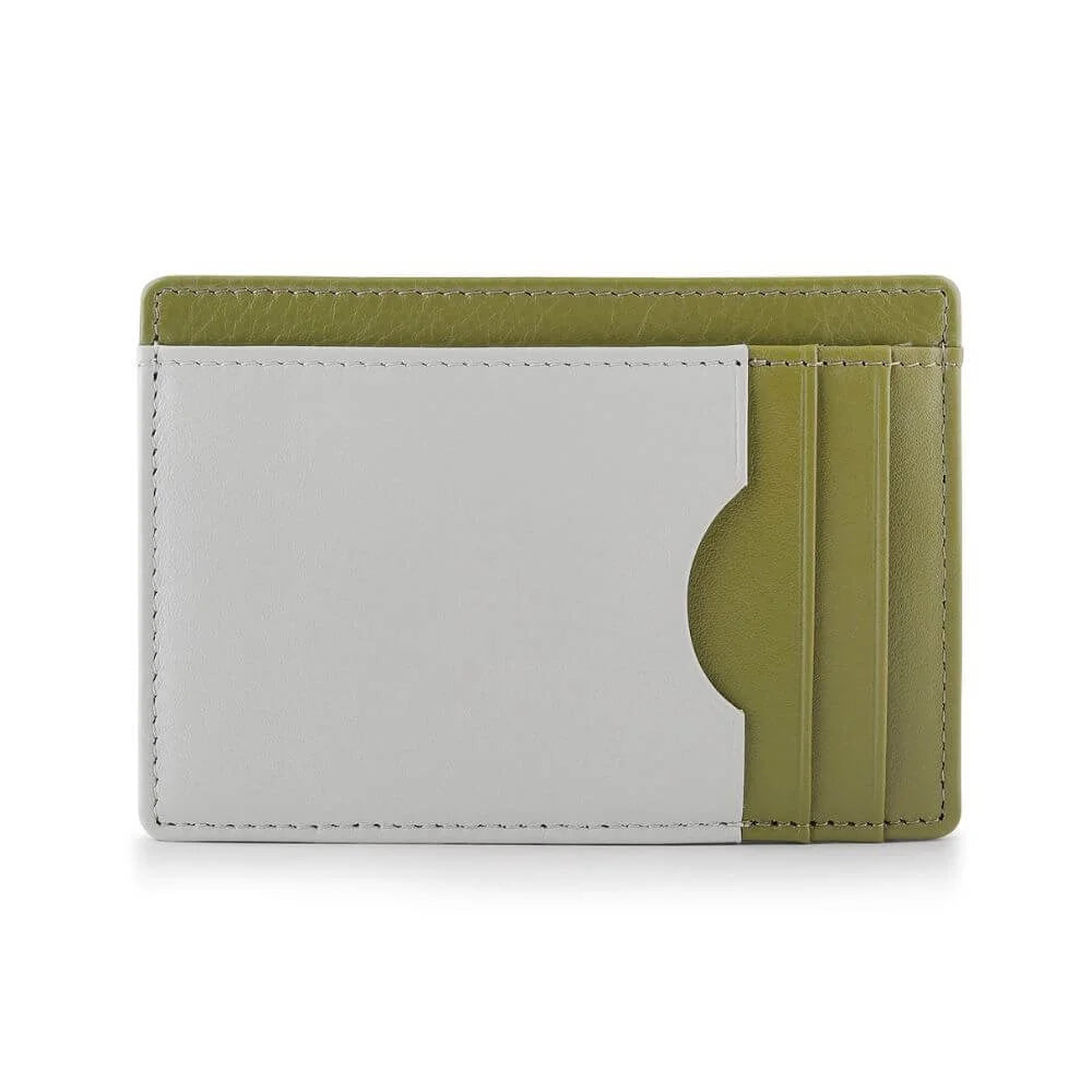 Vertical Leather Lined Cardholder Rio 786