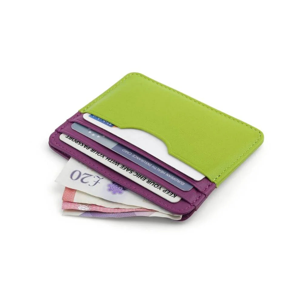 Leather Lined Cardholder Rio 785 – Fuchsia (3)