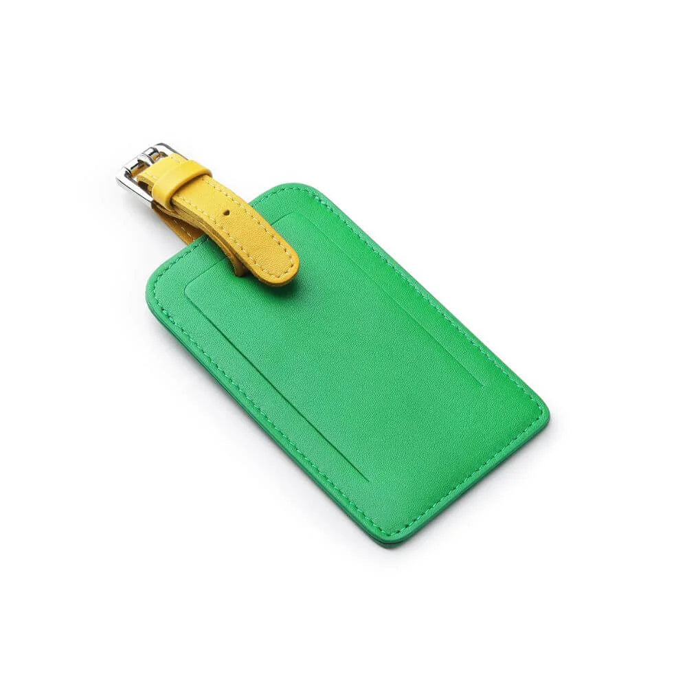 Luggage Tag Two-Tone Colour Rio 720 – Green