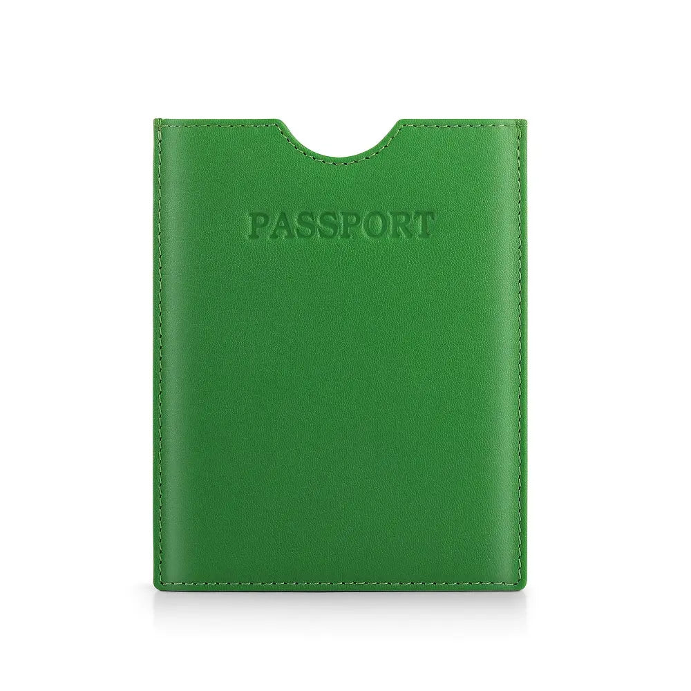 Passport Cover RFID Safe Green-1